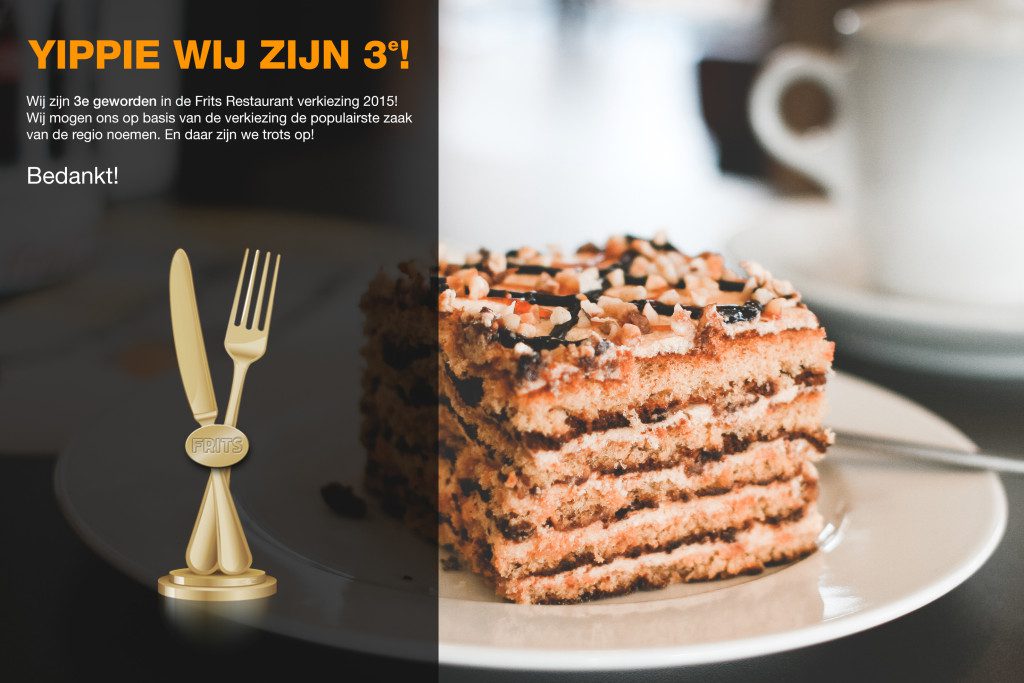 Winnaar Frits Restaurant Verkiezing 2015